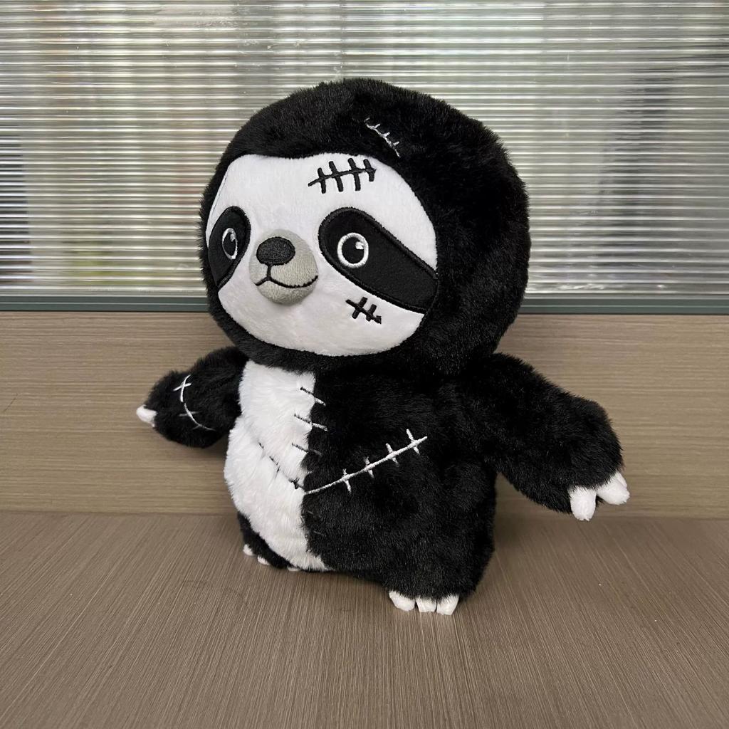 In Stock 25cm Hot Sloth Plush Doll Dark Series Toys Halloween Party Funny Atmosphere Decorations Birthday Christmas Gift Friends