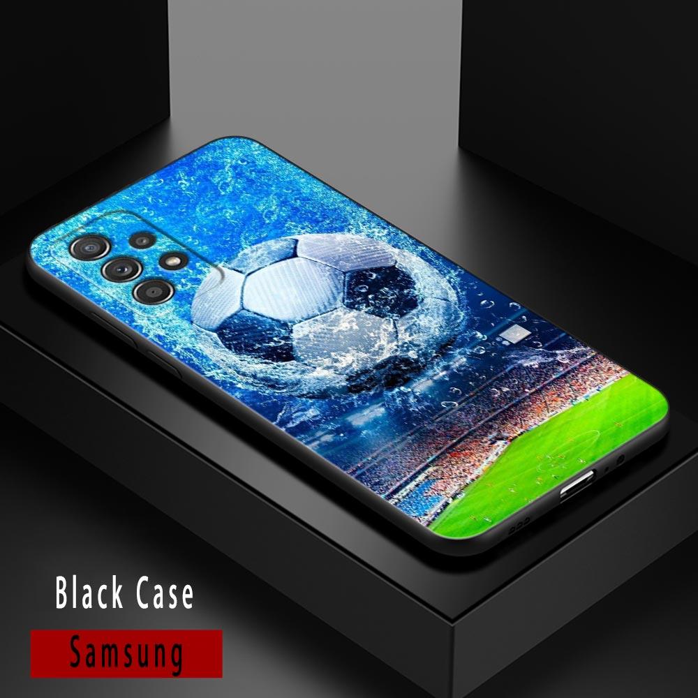 Football Passion Soccer Ball Case For Samsung Galaxy A14 A32 4G A33 5G Case A13 A23 A31 A02 A03 A22 A24 A02S Soft Silicone Cover