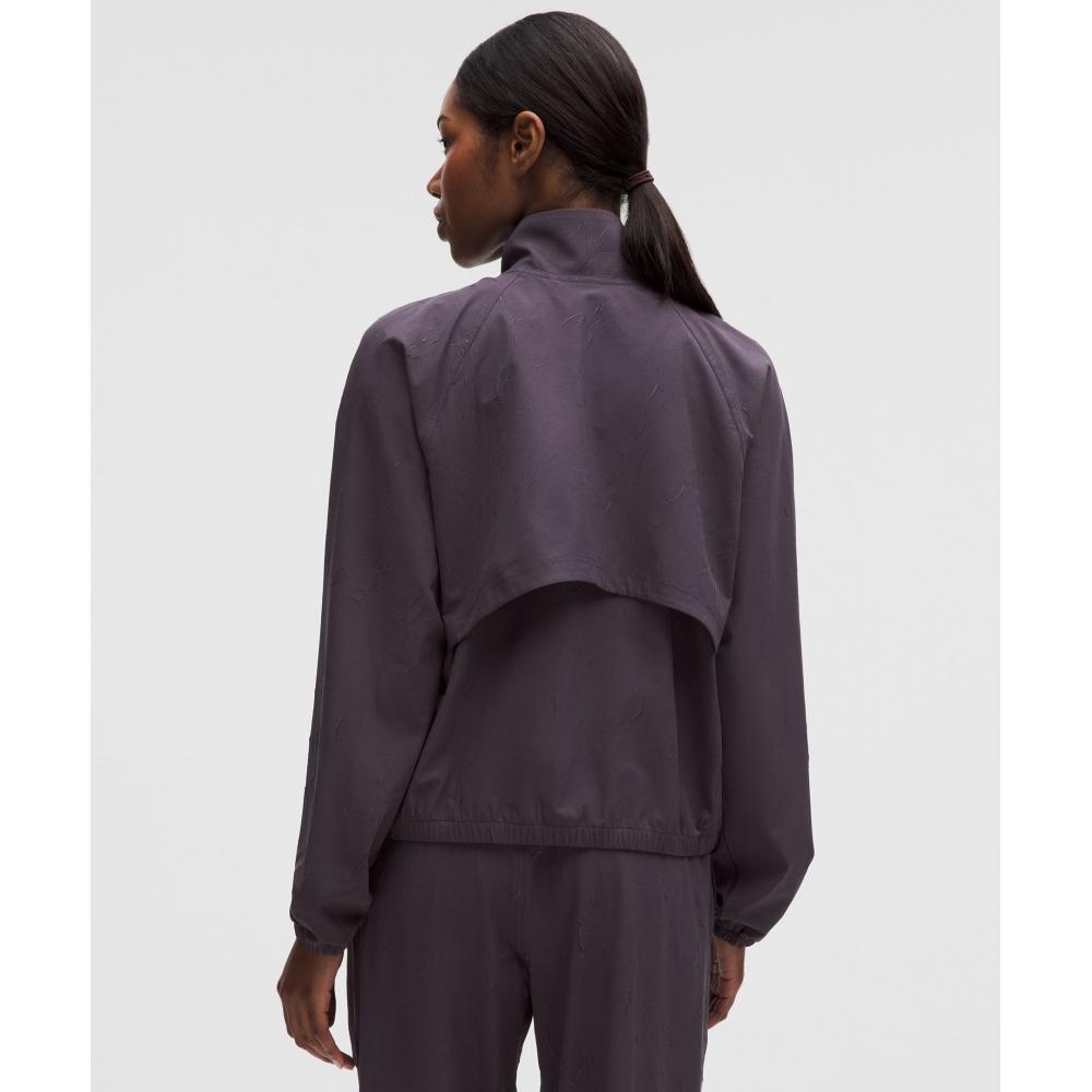 Lululemon Adapted State Vented Jacket Crinkle Atmospheric Purple