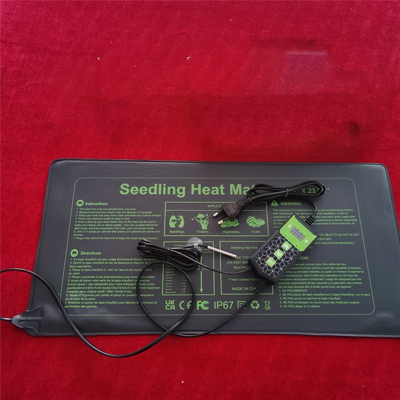 AEE4-Reptile Heating Pad 10X20.75 Inch Adjustable Constant Temperature Seedling Heating Pad For Plant Cultivation Pad