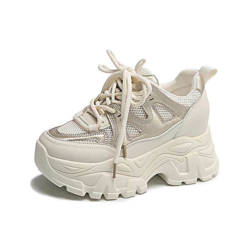 

Туфли на платформе для женщин 2024 Осень Удобные Дышащие Женские Кроссовки Повседневная Мода Вулканизированная Обувь Zapatos De Mujer 40 хаки