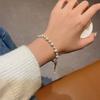 Pull-out Freshwater Pearl Bracelet Women's Light Luxury Beaded Jewelry Retro Temperament Jewelry
