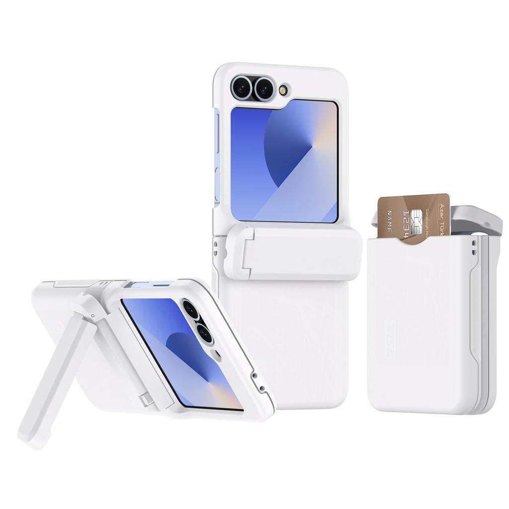 Amazon applies Samsung ZFlip7 bracket insert card anti-drop mobile phone case ZFlip6 folding mobile phone case