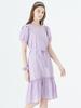 PREENJ Grape Frill Violet Dress