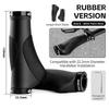 WEST BIKING Bicycle Handlebar Asymmetric Grips 130mm Long & 95mm Short Twist Shifter Compatible for MTB BMX Folding Bikes Parts