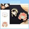 Cute Cartoon Anime Character Enamel Brooch Fun Animal Design Personality Badge Metal