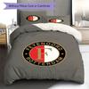Biancheria da letto con motivo Feyenoord, Set piumone Copripiumone Federa Regalo di Compleanno per la Casa(1 * copripiumino + 2 * federa, senza nucleo)
