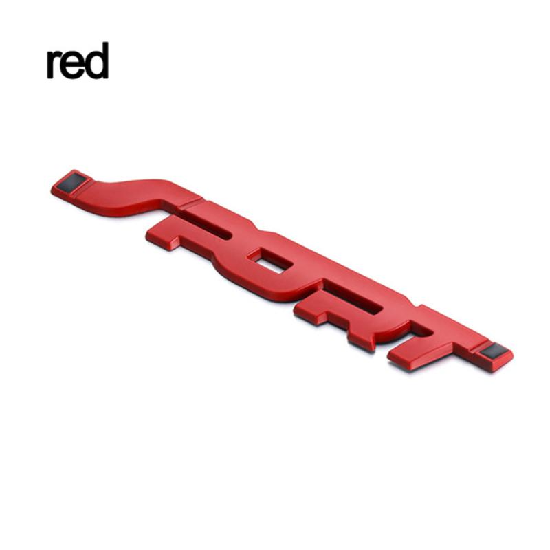 Zinklegierung Auto Modifiziertes Auto Karosserieaufkleber Sportetikett Dreidimensionale Persönlichkeit Stark haftend