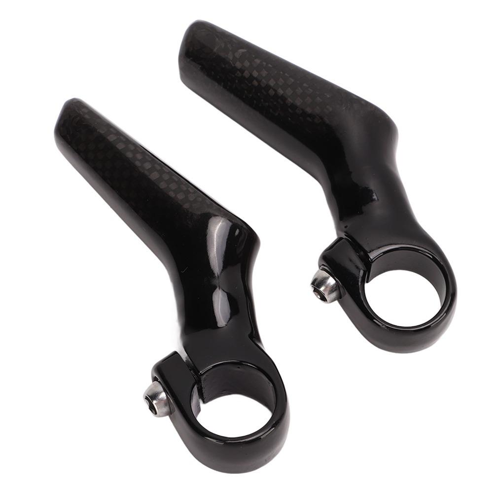 1 Pair Ergonomic Mountain Bike Bar Ends L Shape Bike Bar Ends  Handlebar Grip Extension