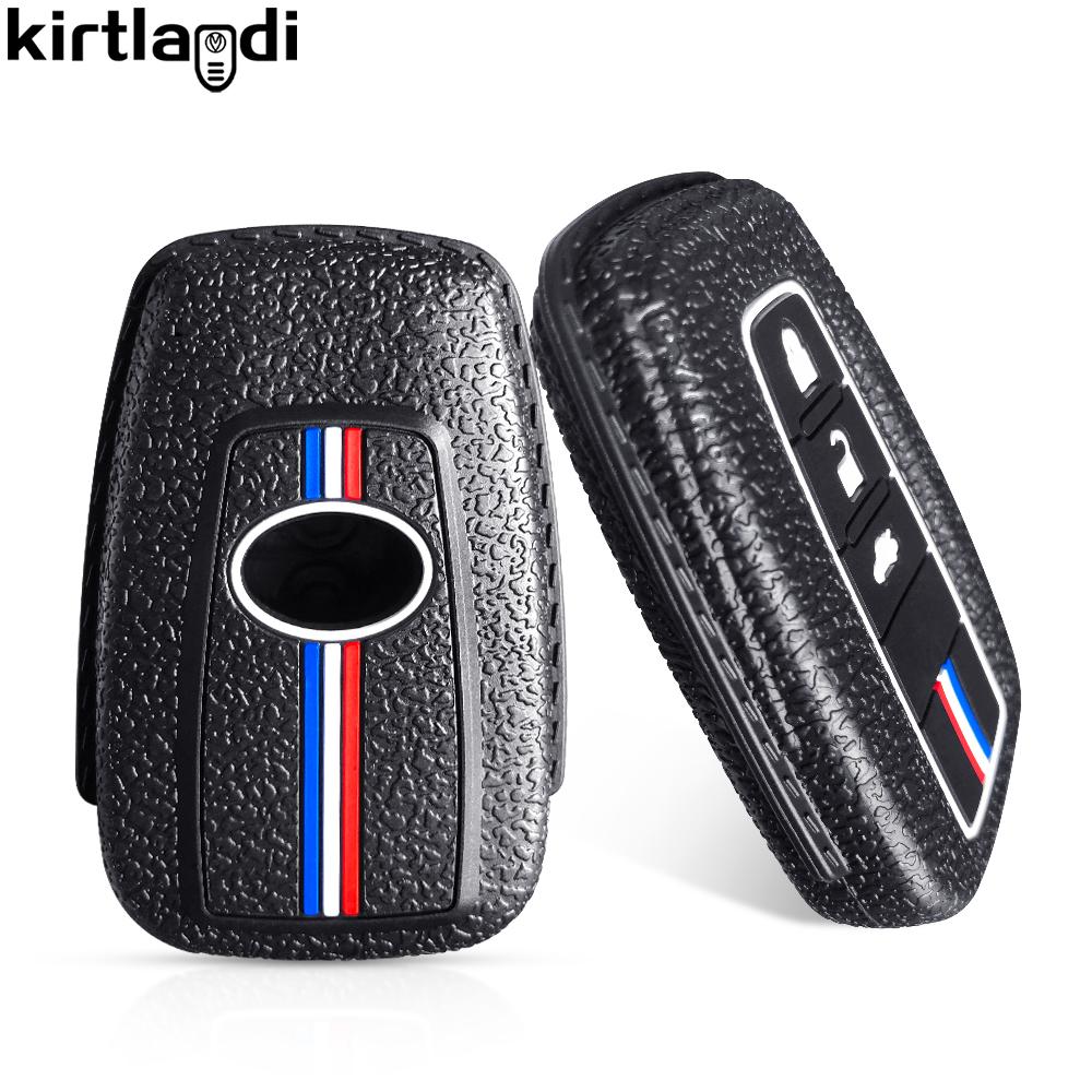 Silicone Car Remote Key Case Shell Keychain Key Cover For Toyota Rav4 CHR Corolla Prius Camry Prado Highlander Yaris Cross