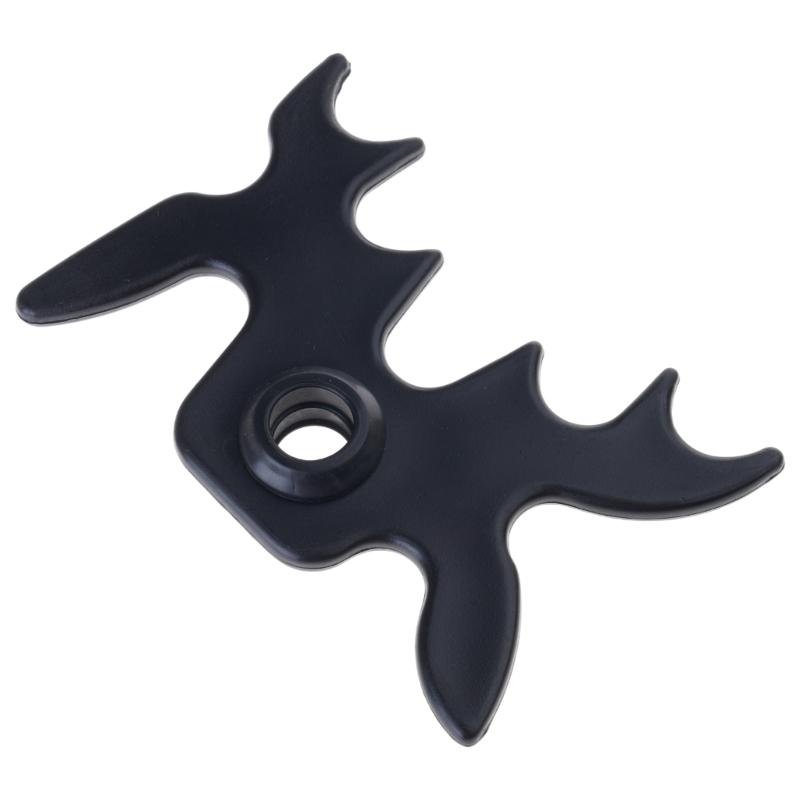 Snooker Billiards Cue Rack Pool Billiard Cue Bridge Head Plastic Slip-On Bridge Billiards Crosses Antlers Rod Holder