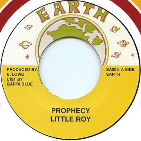 7inch Record LITTLE ROY - Prophecy / Version EA005 Earth 1972 UK Reggae, Ska & Dub