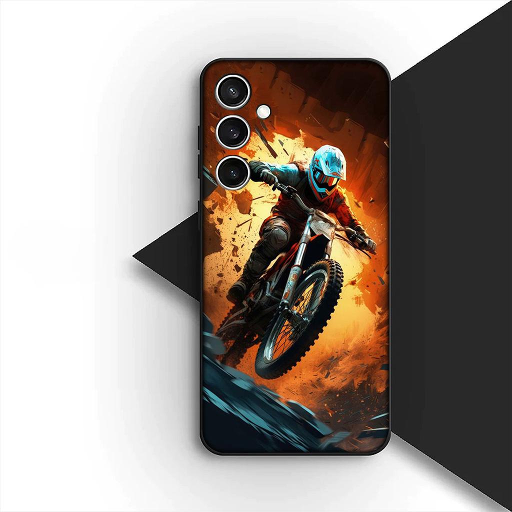 Cover for Motorola Moto G86 G57 E14 E15 G14 G34 G67 G84 G24 A54 G15 Power E22 Casing Phone Case Car Moto Cross Motorcycle Mobile