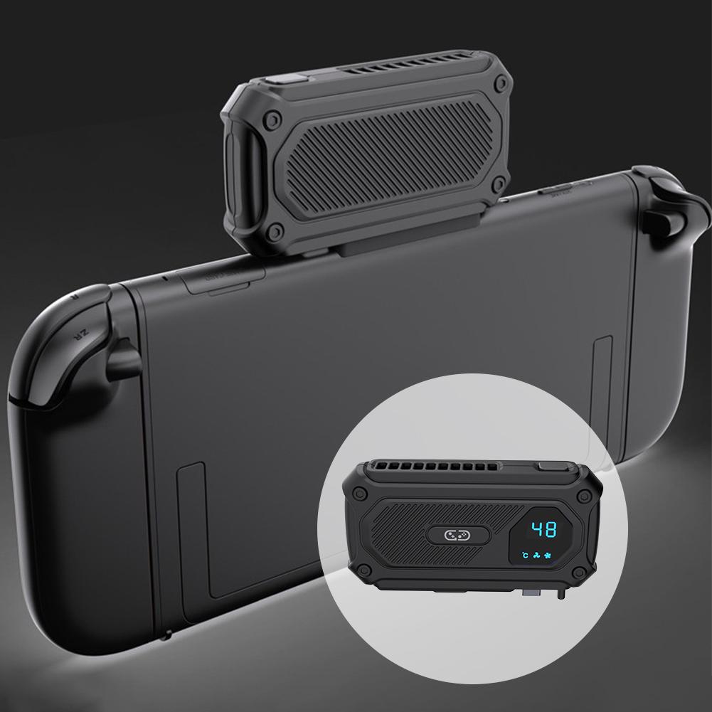 Wentylator chłodzący do konsoli Switch2 z cyfrowym wyświetlaczem Wentylator rozpraszający ciepło do konsoli do gier Nintendo 2 z regulacją dwóch prędkości