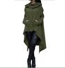 2023 Autumn/Winter European & American Solid Color Long Hooded Sweatshirt