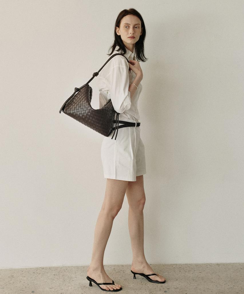 Moremorr Nodi Bag _ Weaving Brown Weaving Bag
