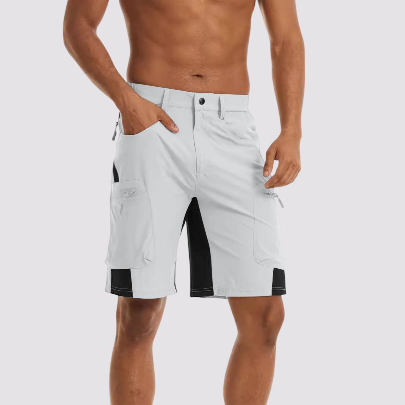 

Summer Casual Pants, Workwear Shorts, Men s Thin Cropped Pants XL білий