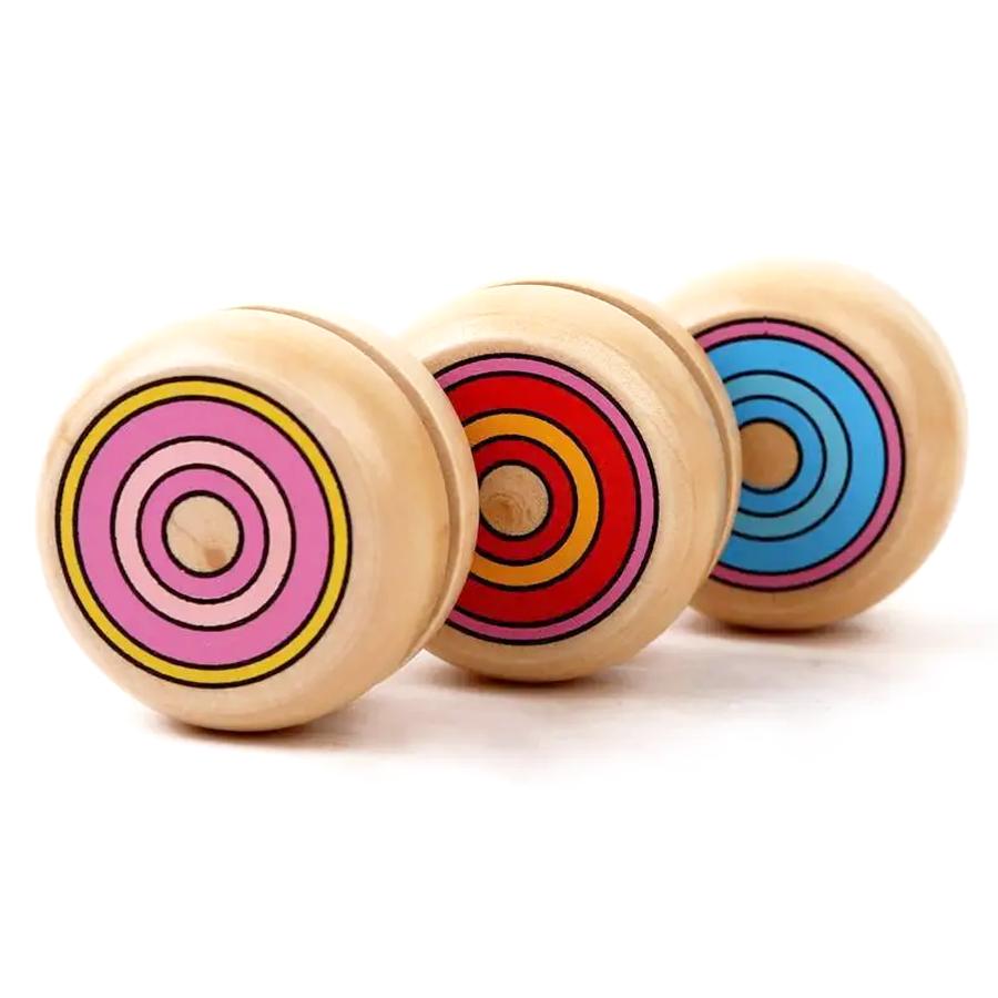 1/3pcs Wooden Circular Yoyo Ball Competition Physical Exercise Prop Hobbies Cllection Party Supplies for Yoyo Ball Lover XJM