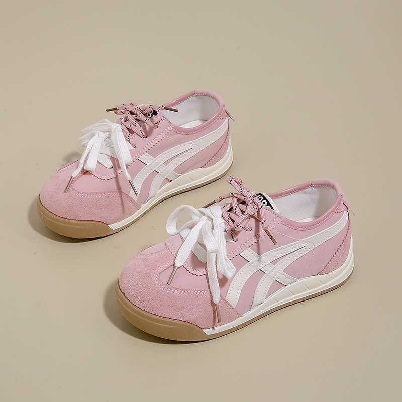 Dexun sko med tykk såle dame nye vår retro myk såle Forrest Gump sko allsidige fritidssko sportssko