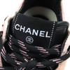 Tolle CHANEL Sneaker COCO Markenzeichen Matelassé Logo Sohle Wildleder rosa schwarz 36 G38290 Gebraucht
