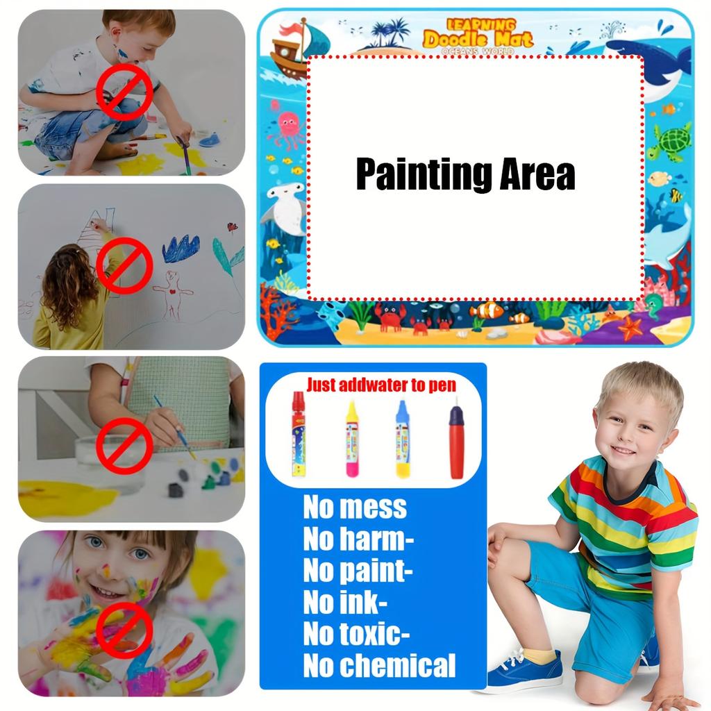 Superior-Grade Water First-Class Painting First-Class Doodle Drawing High-Standard Mat Play Sets Superior-Grade For Superior-Grade Girl