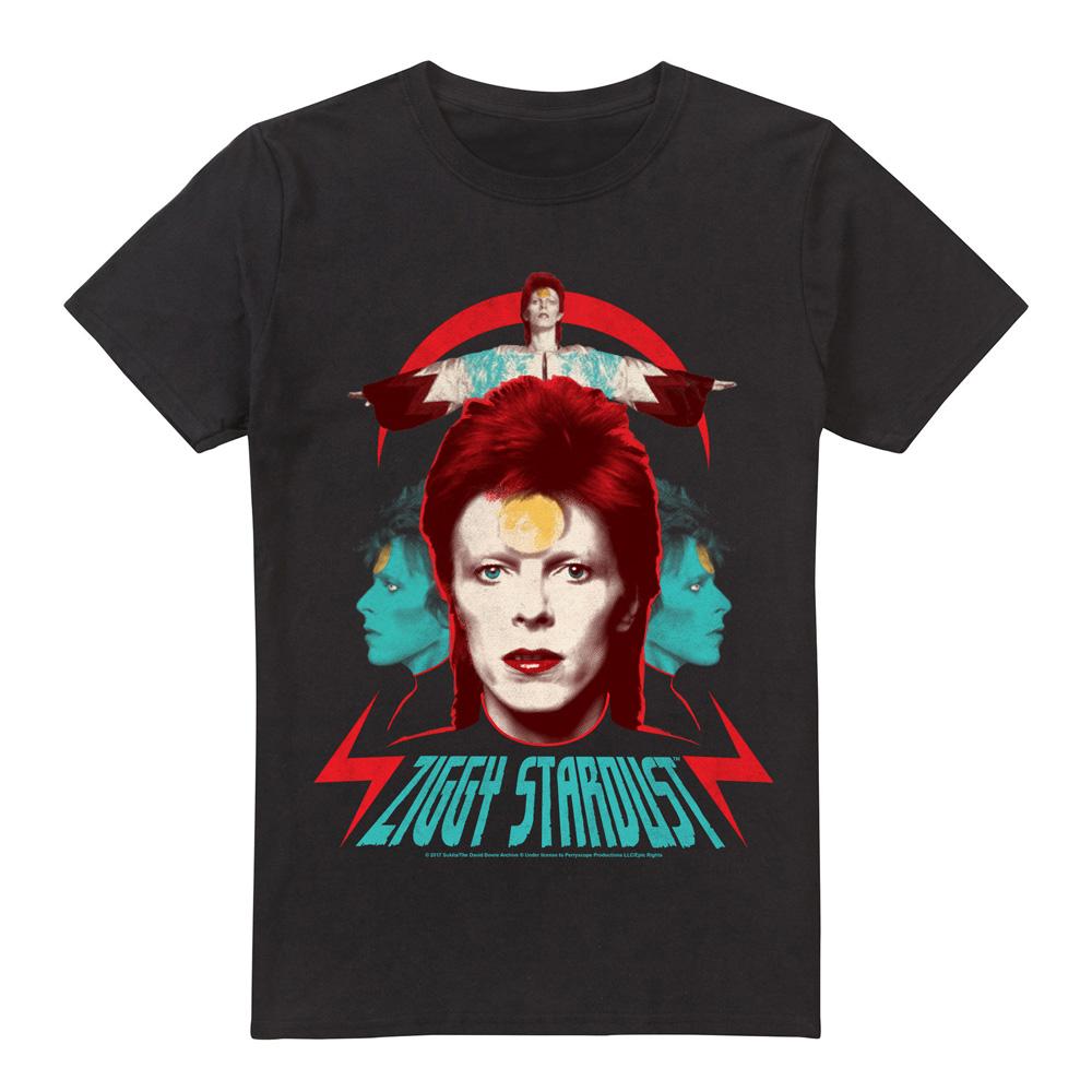 David Bowie Pánské tričko Ziggy Heads