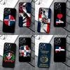 Dominikanische Republik Flagge Handyhülle Für iPhone 17 16 14 13 12 11 15 Pro Max mini 15 16 Plus 16e 17 Air Cover Hülle
