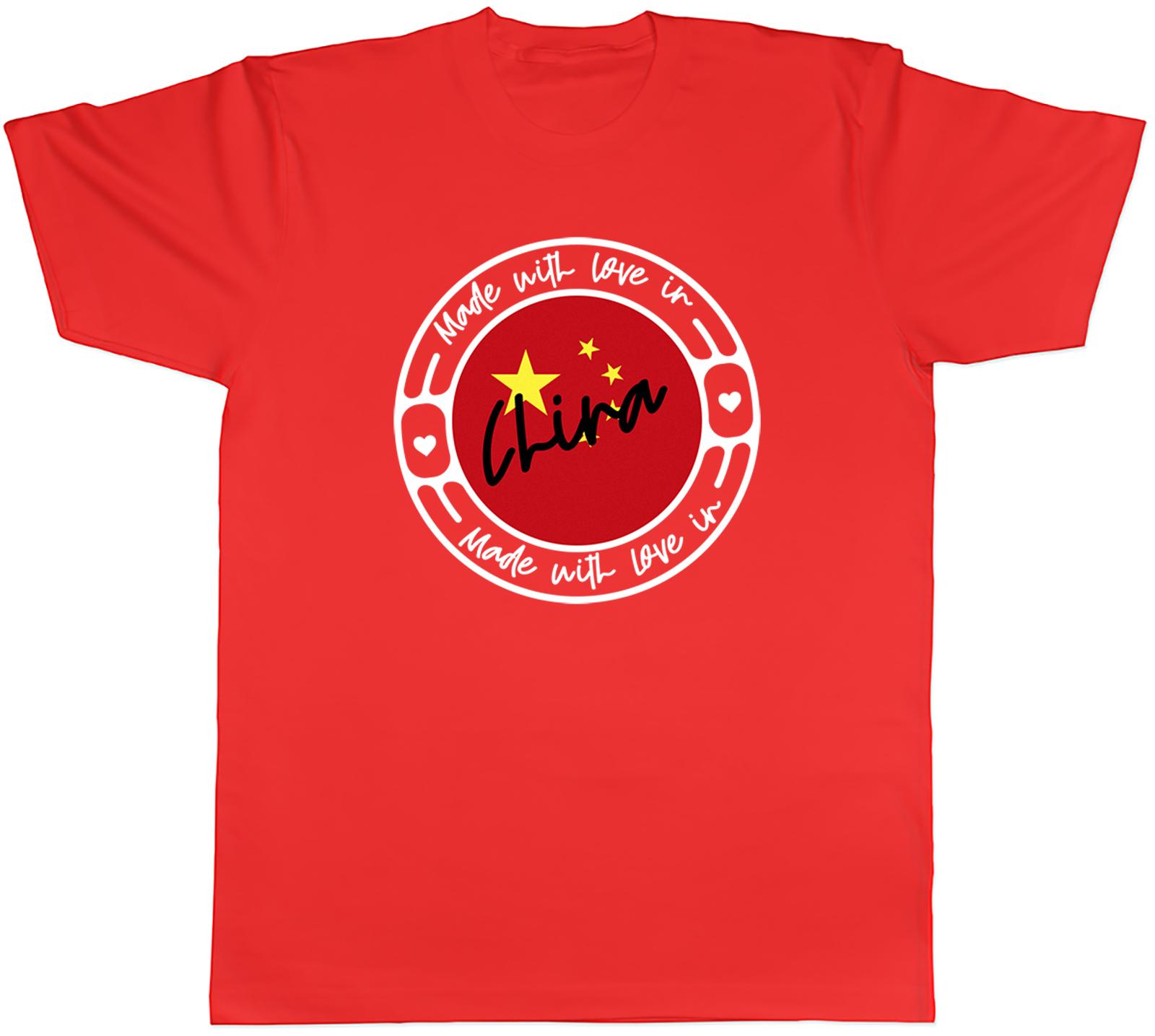 Made With Love In china Unisexs Unisex TShirt Tee S