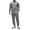 Jordan Brooklyn Fleece Crew Sweatshirt Gray Men Streetwear FV7293-091