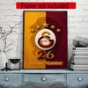 Galatasaray Customize Your Name Diamond Painting Round Diamond Diy Frameless Holiday Artwork Suitable For Home Office Wall Decoration