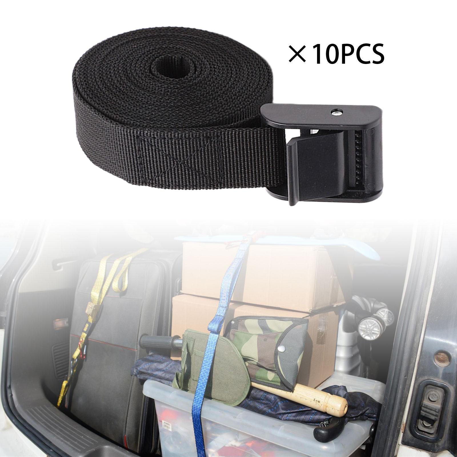 10Pcs Lashing Straps Tie Down Logistic Cargo 1inchx19.7inch Portable Versatile Wear