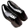 Really soft suit men's leather shoes men's flat groom bright dress young pointed boys casual wedding shoes spring and autumn