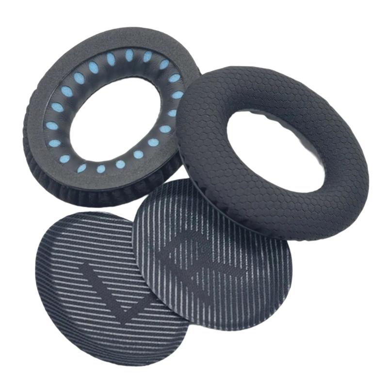 

Breathable Over Ear Headphone Earpads Set With Noise Isolation Memory Foam For QC35 Headsets