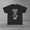 Cat Rapper Graphic Tee, Y2K Streetwear Unisex T-Shirt
