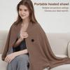 Wearable USB Electric Heated Blanket 3 Heated Level Throw Blanket with 5000mAh Power Bank Heating Blanket Shawl For Home Office