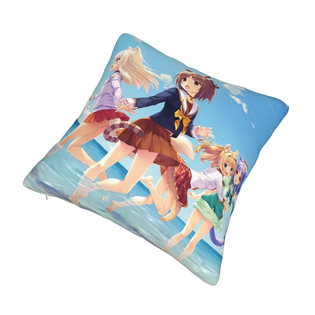 Anime N-Nekopara Pillow Covers Merchandise Printing Cushion Cover Decor  Throw Pillow Case Cover Home Multi-Size