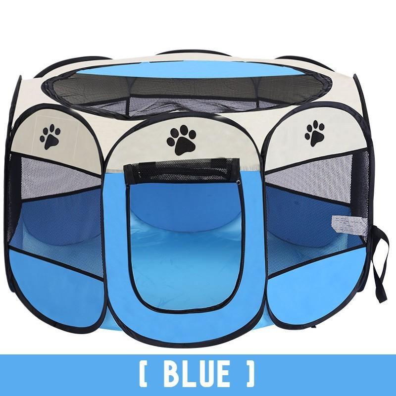 Portable Pet Safe Tent  Foldable Lightweight Pet Playpen Outdoor Travel Waterproof Dogs & Cats Fence