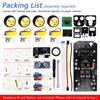 Freenove 4WD Smart Car Kit for Raspberry Pi with Face Line Light Obstacle App and Servo Pi Not 5, 4, B, 3, B+, Zero, 2, W, Tracking, Tracking,