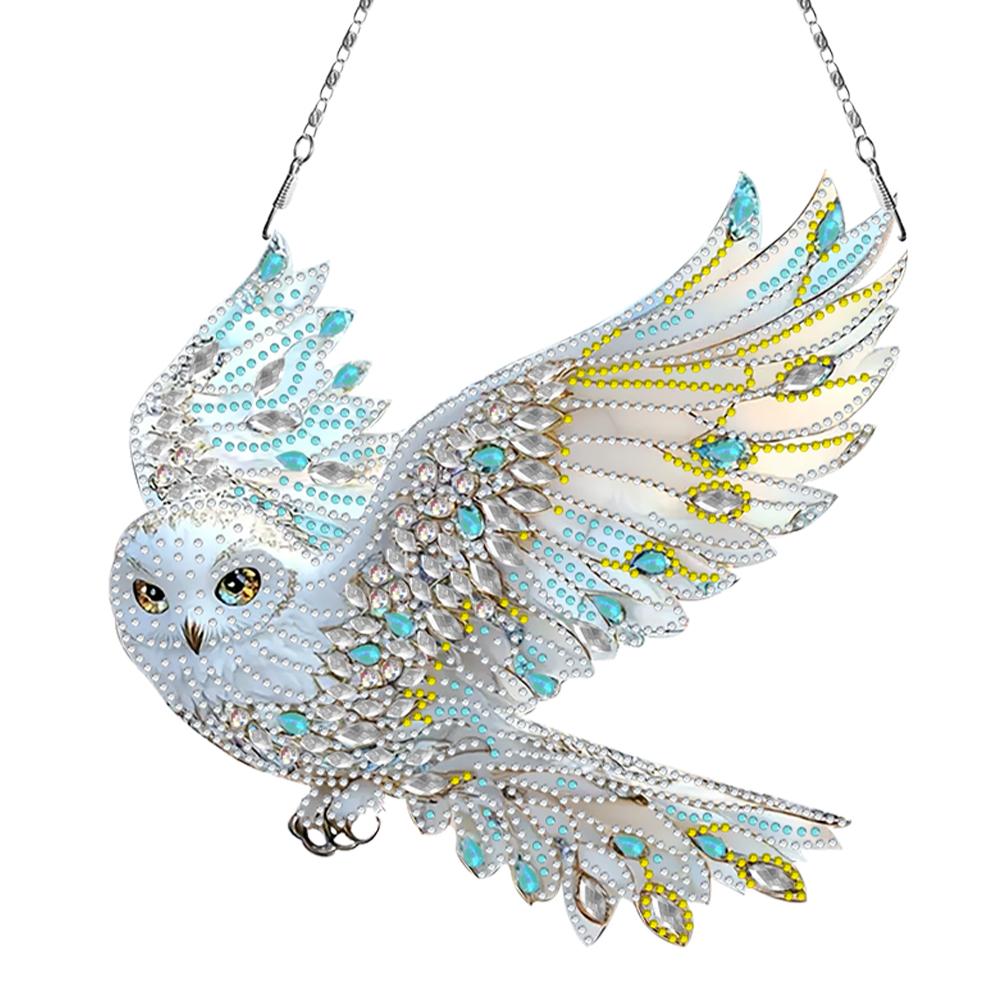 

2D/Flat DIY Hanging Diamond Art Kits Single-Sided Drill Rhinestone Diamond Art Window Pendants Window Hanging Art for Home Decor