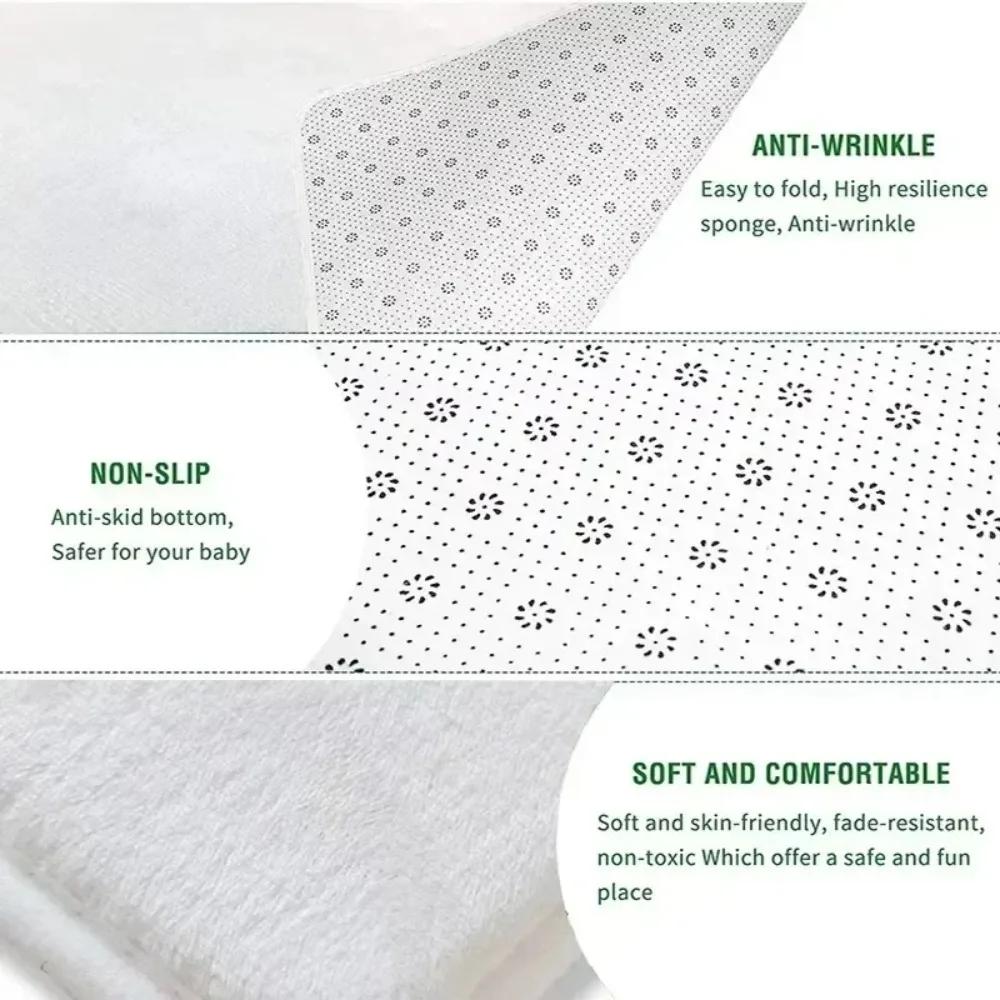 Kids Area Rug Graffiti Colorful Play Rug Mat Hopscotch Mat for Kids Boy Nonslip Numbers Educational Rugs for Bedroom Room Decor