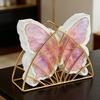 20-Piece Pink Butterfly-Shaped Disposable Napkins, Butterfly-Printed Napkins, Suitable For Mother'S Day, Weddings, Birthday Parties, Family