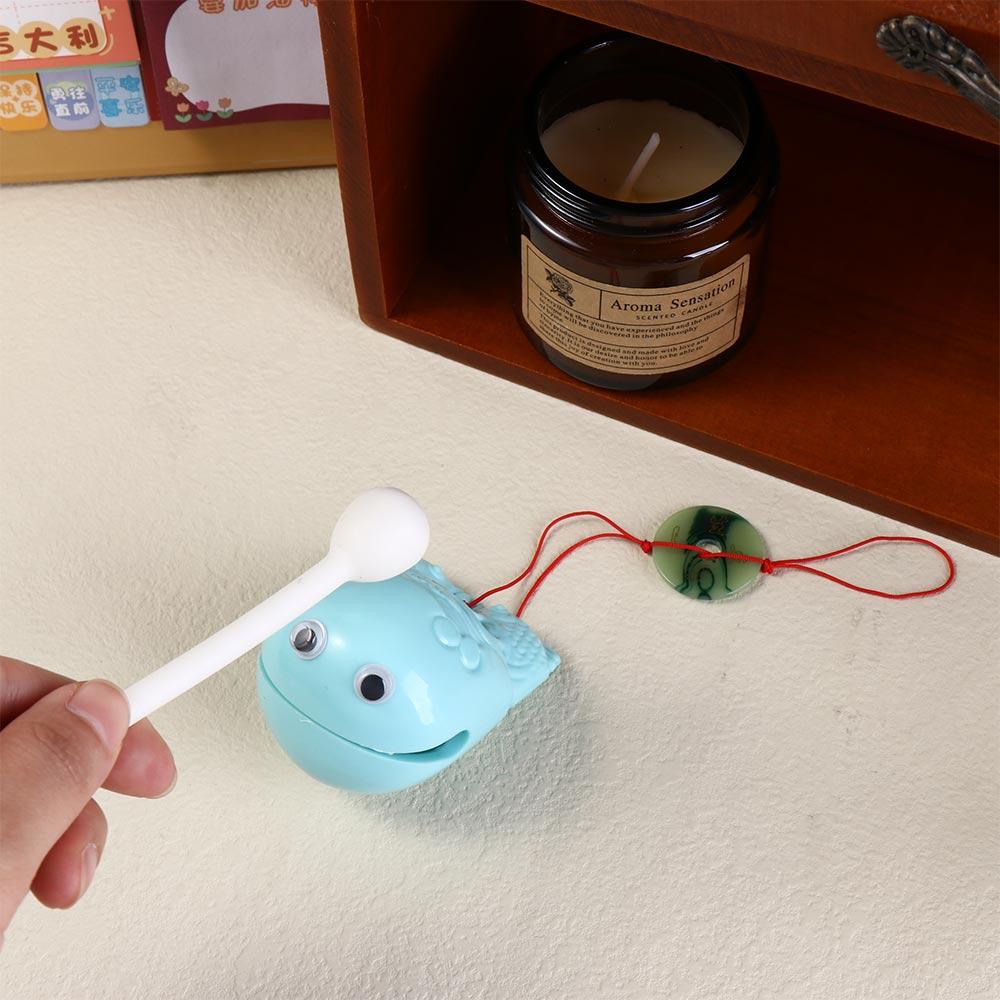 Animal Shape Small Wooden Fish Percussion Percussion Instrument Wooden Carving Ornaments Preschool