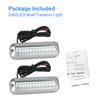 2X42 LED Yacht Underwater BOAT MARINE Transom RV LIGHTS Stainless Steel Pontoon Navigation Lights Yacht Boat Stern Anchor Lamp
