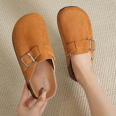 Fashion Women Slippers New Trendy Baotou Cork Clogs Slippers Outdoor Sandals with Arch Support Classic Beach Home Mules Slides Women