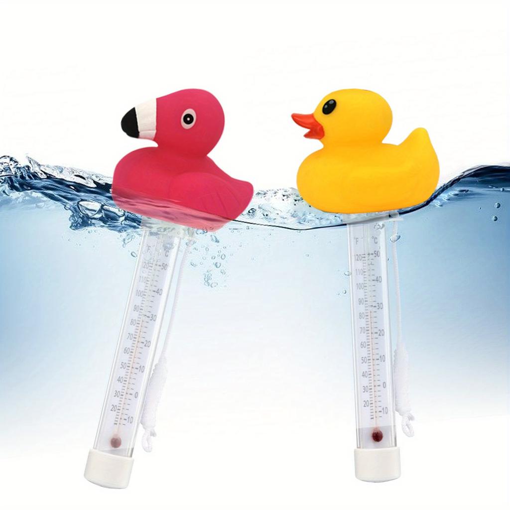 Adorable Duck-shaped Floating Thermometer, Suitable for Hot Tubs, Spas, Bathtubs, and Fish Ponds - Battery-free, Easy To Read