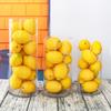 WTEMPO Double Colour Durable Fake Lemons Ornaments Artificial Lemons Fake Fruits Decorations for Kichen Party Chirstmas Decor Photography Props