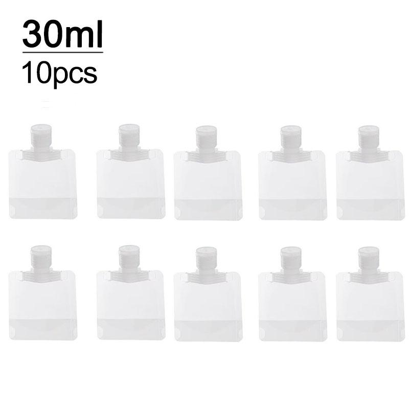 New 5pcs 30ml/50ml/100ml Refillable Travel Boats Empty Cosmetic Container Travel Bottles Liquid Cosmetic Storage Pouches FZP02