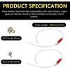2 Pack Brake Bleeder Hose for Motorcycle Car with One Way Check Valve Tube 6MM Universal Brake Bleeding Tool Kit for Hydraulic System Bleeding, Car