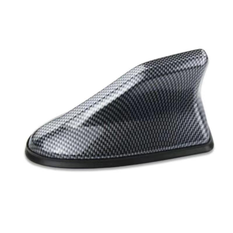 Second Gen Car Shark Fin Roof Spoiler Antenna: FM/AM Radio Signal with Rubber Base