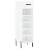 VidaXL Armoire à chaussures blanc 30x35x105 cm bois d'ingénierie 829684